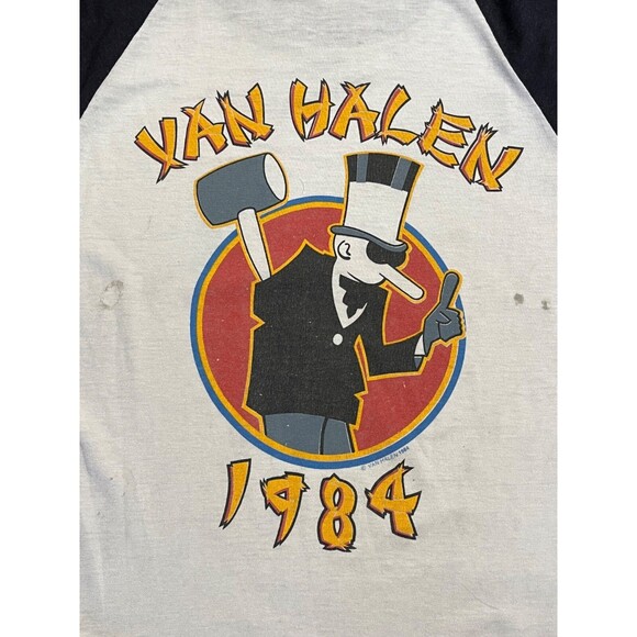 Van Halen 1984 World Tour Vintage 80s Shirt Small - Picture 8 of 11